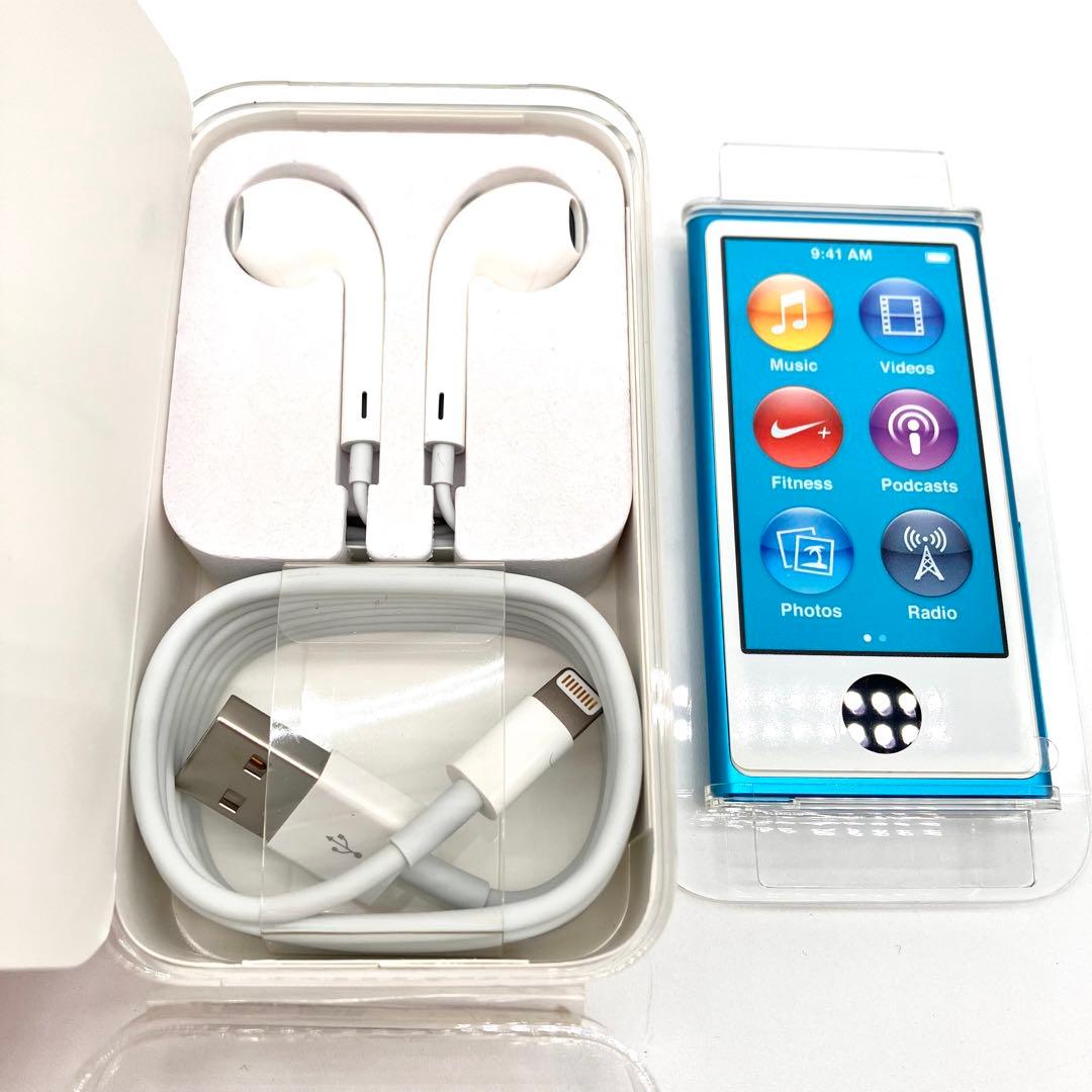 Apple iPod nano MKN02J 第7世代 ブルー　16GB