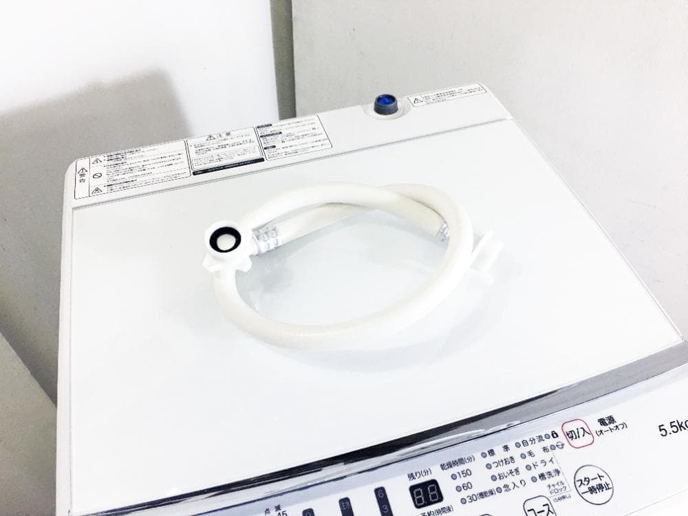 ★美品 中古★ハイセンス 5.5㎏ 洗濯機【HW-G55B-W】G0WB