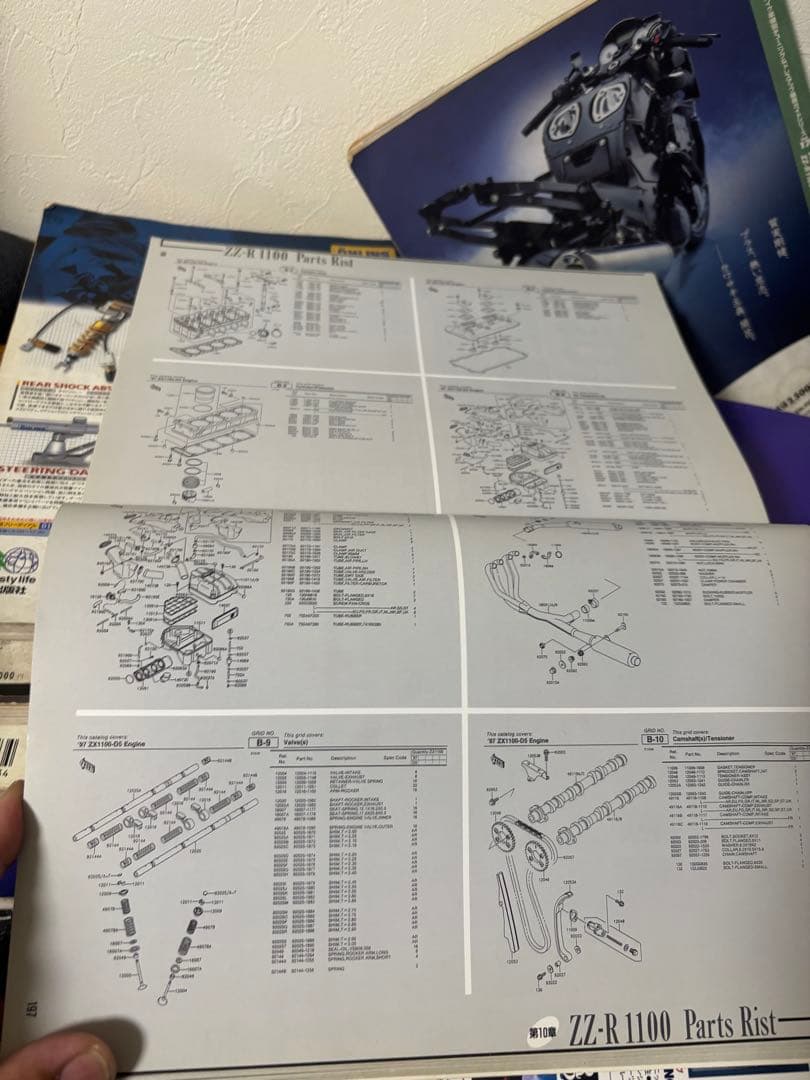 廃盤 ZZR1100の本&サスセッティング本&エンジンチューニング本&DVD