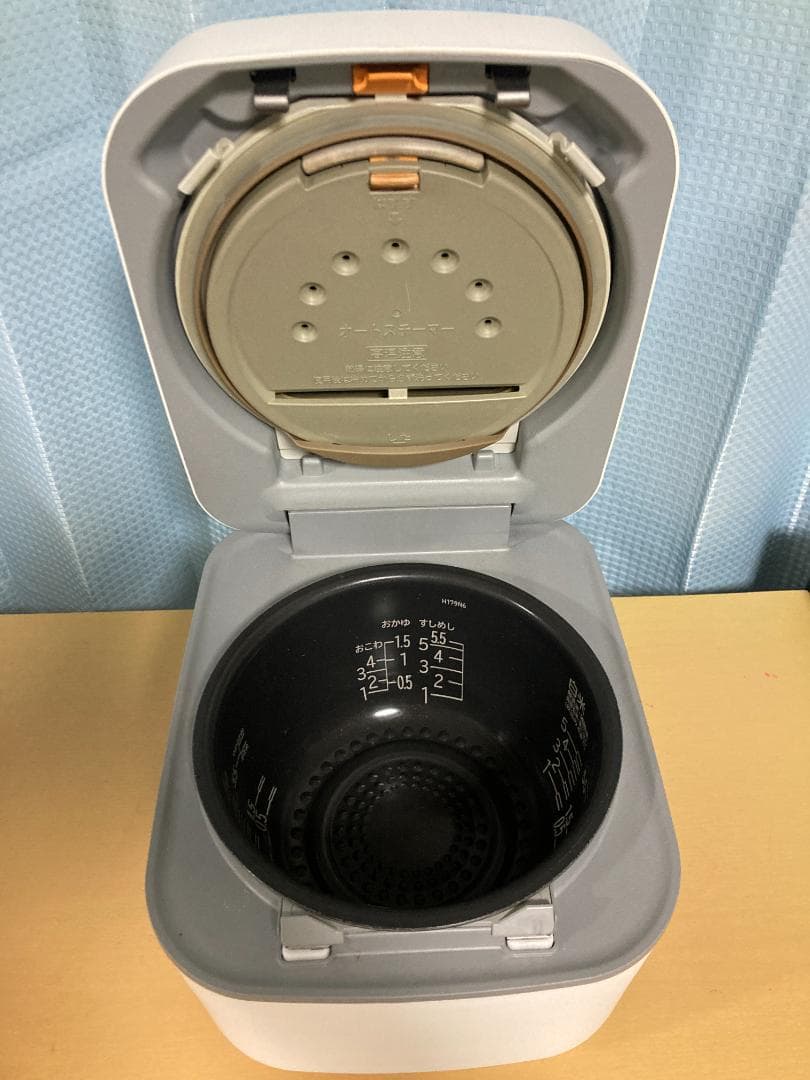 ★美品★２1年製日立IHジャー炊飯器 RZ-V100EM　圧力＆スチーム5.5合