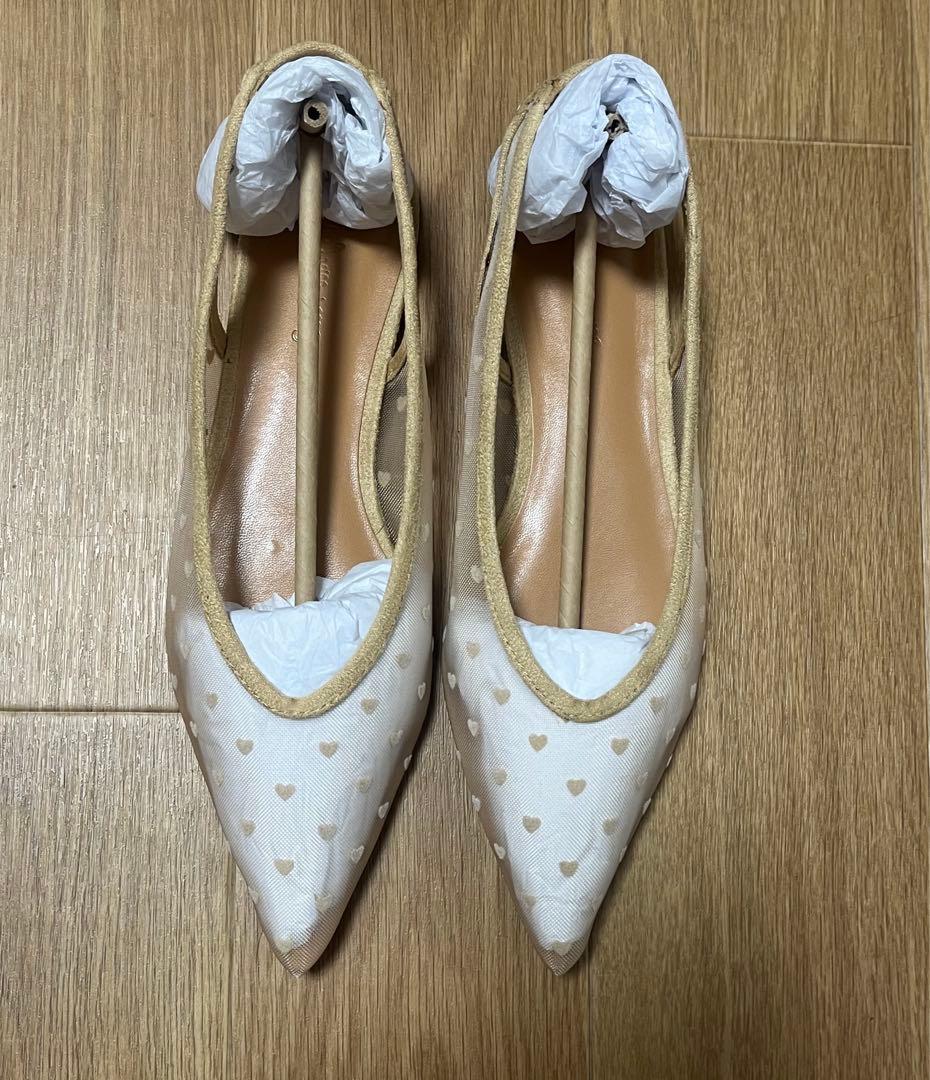 searoomlynn HEART TULLEストラップミュール