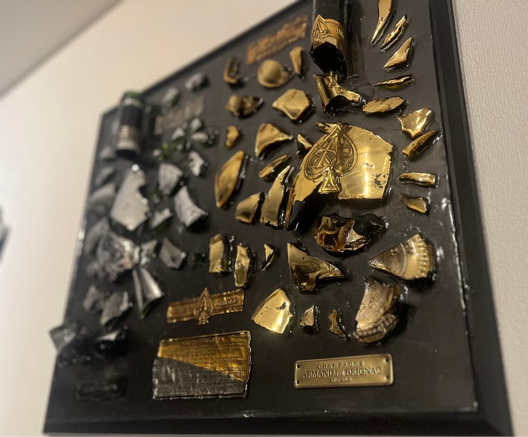 アルマンドクラッシュアート　Armand de Brignac レジンアート