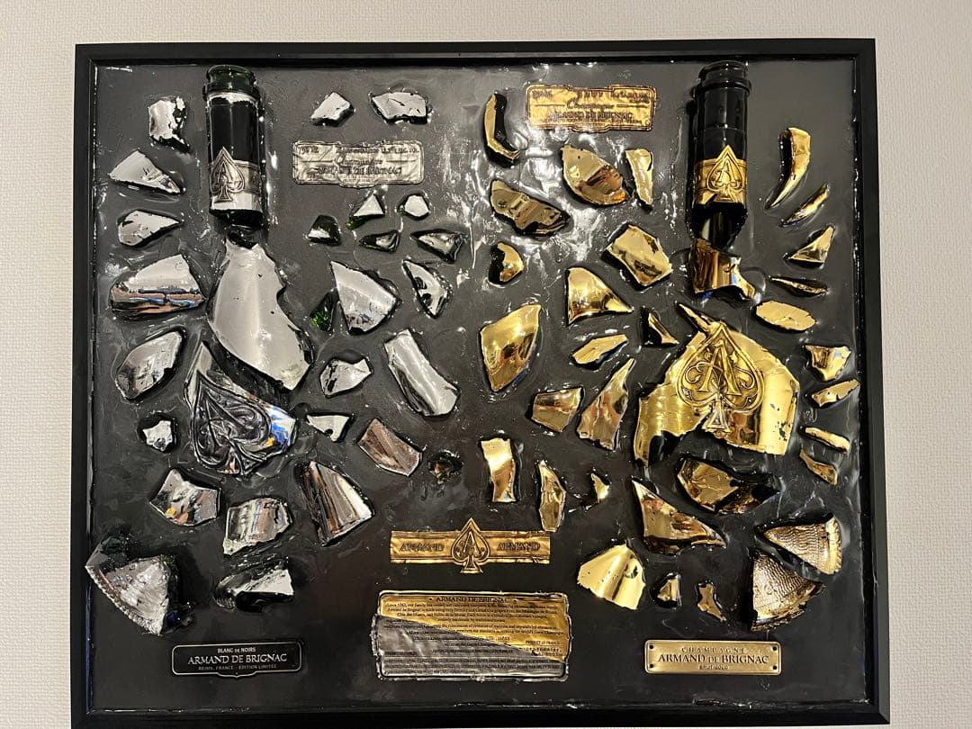 アルマンドクラッシュアート　Armand de Brignac レジンアート