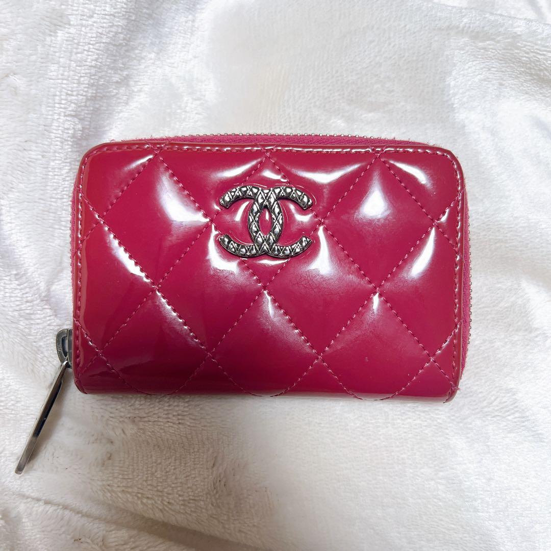 CHANEL ブリリアントマトラッセ ケース ピンク