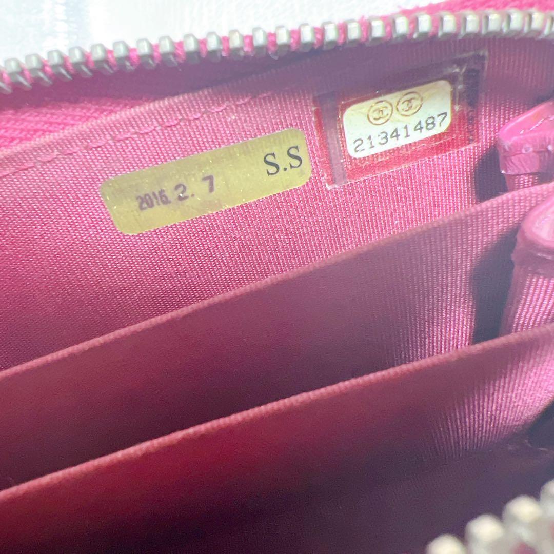 CHANEL ブリリアントマトラッセ ケース ピンク