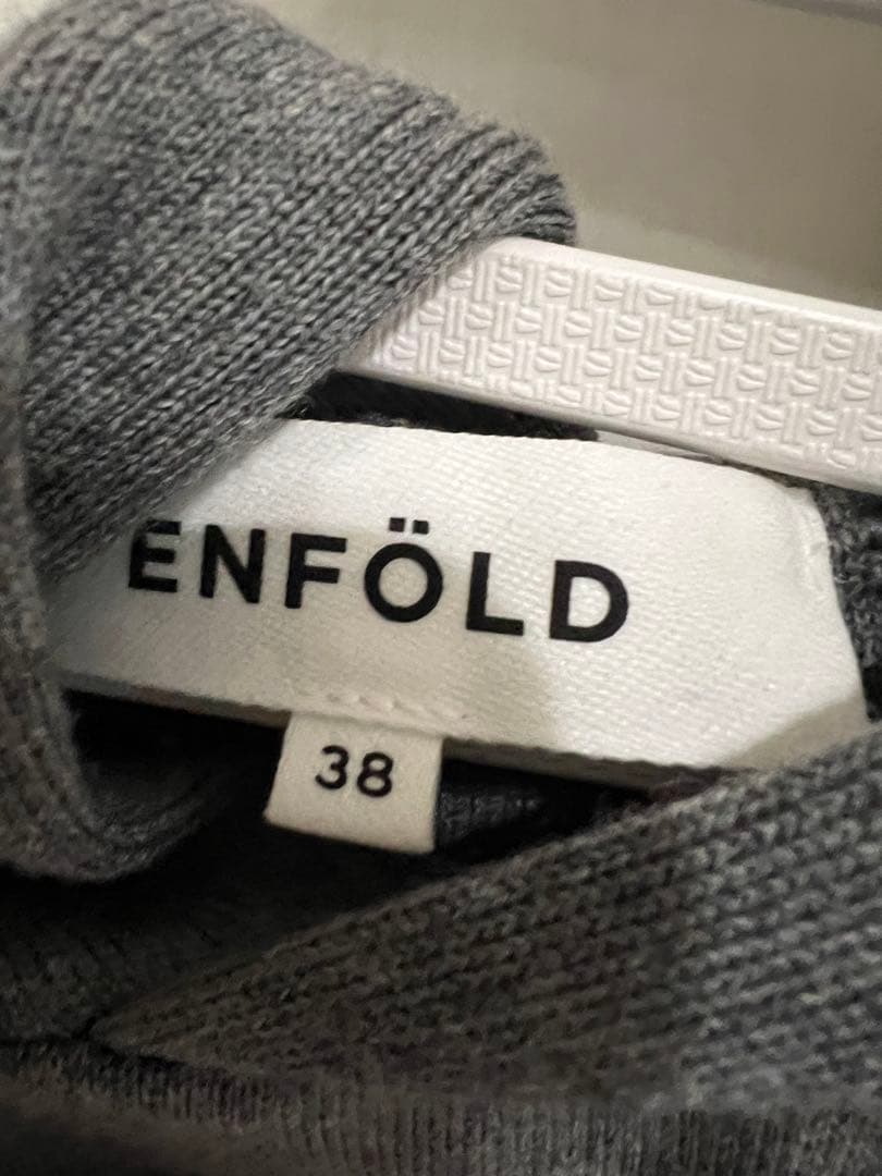 enfold ENFOLD フーディドプルオーバー　グレー38