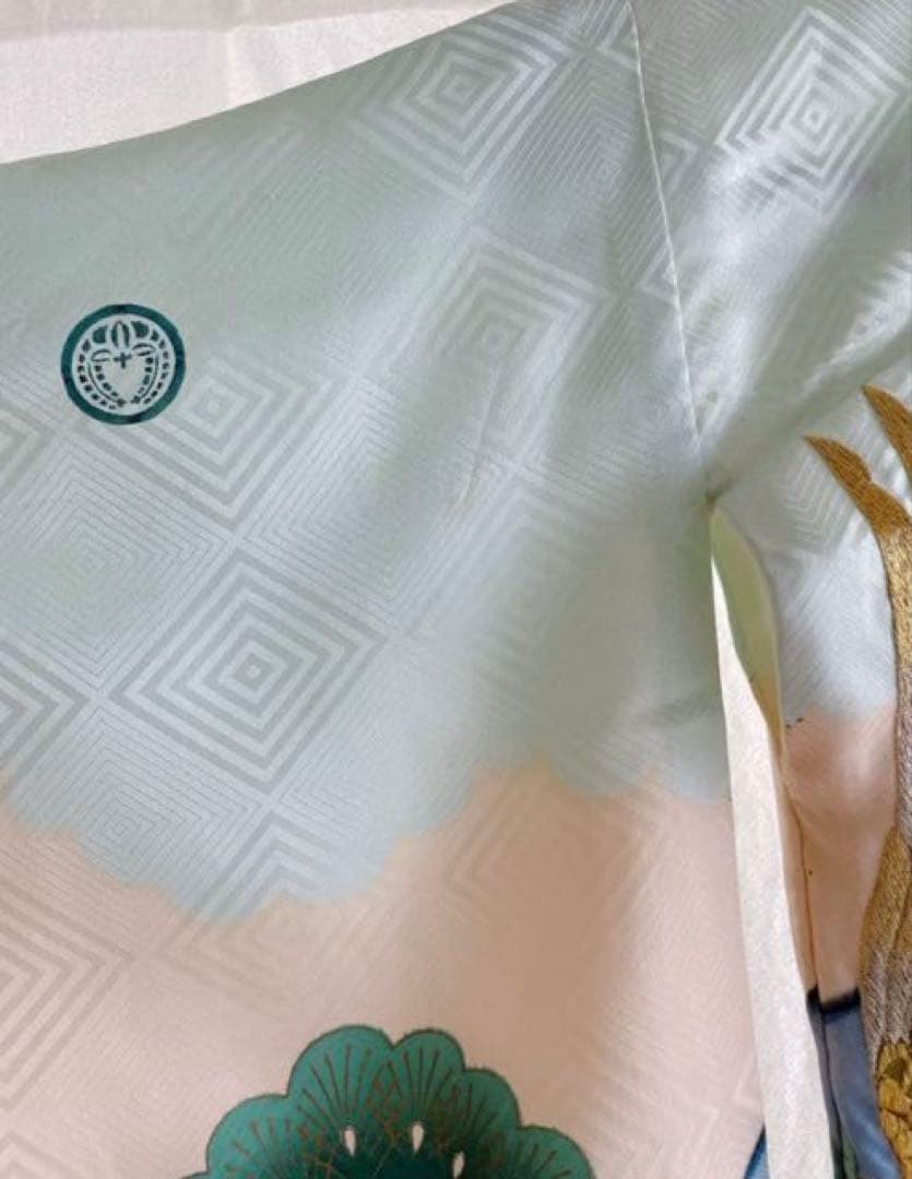 お宮参りセット　産着　絹　男の子