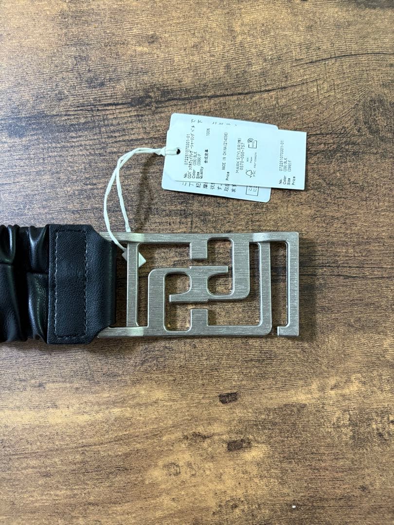 【期間限定タイムセール】ジェイダGYDA ダウンベルトブラック新品タグ付きベルト