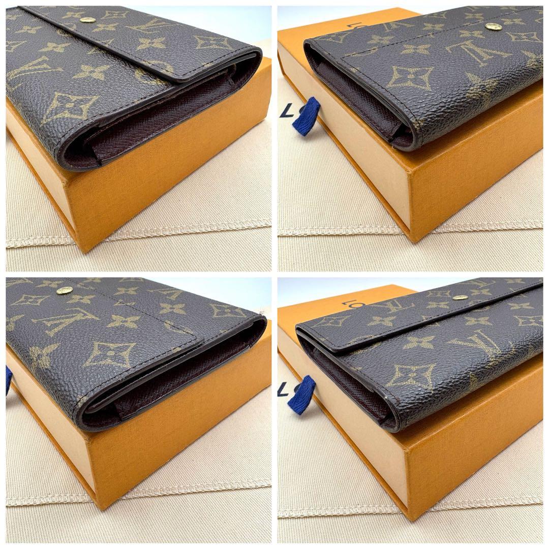【外側美品】ルイヴィトン モノグラム ポルトトレゾール インターナショナル 財布