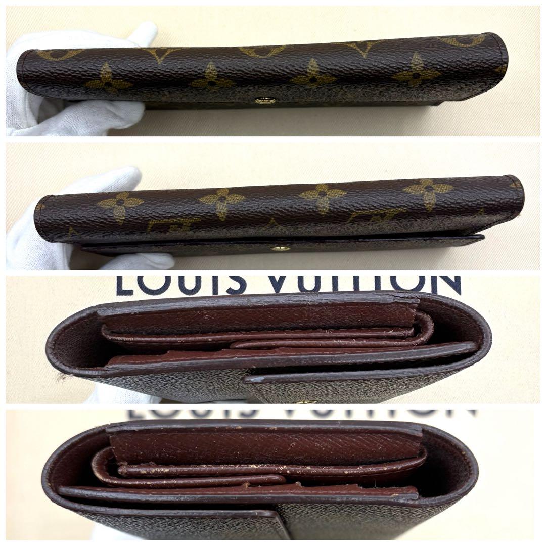 【外側美品】ルイヴィトン モノグラム ポルトトレゾール インターナショナル 財布