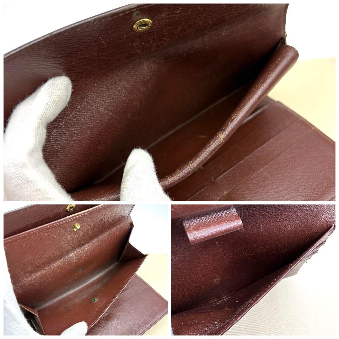 【外側美品】ルイヴィトン モノグラム ポルトトレゾール インターナショナル 財布