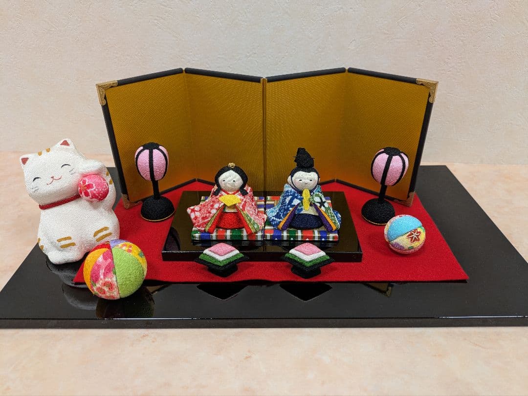 【1/10まで】京都 縮緬細工福ねこづくし ほのぼの歳時記 全12ヶ月まとめ売り