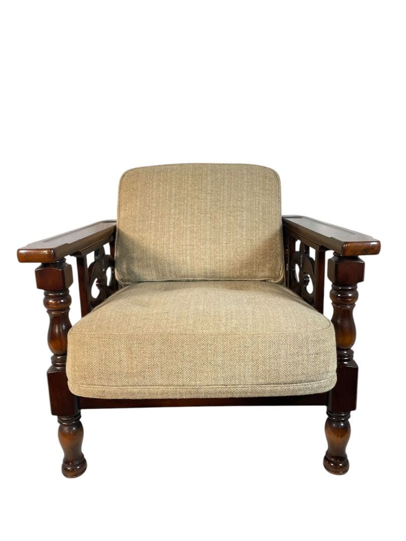 HR354 【希少デザイン】飛騨産業　穂高　キツツキ　ソファ　1人掛け