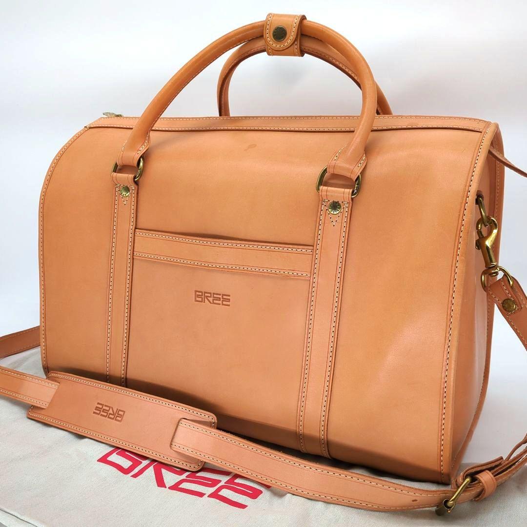 【未使用級】ブリー 2way ボストンバッグ ヌメ革