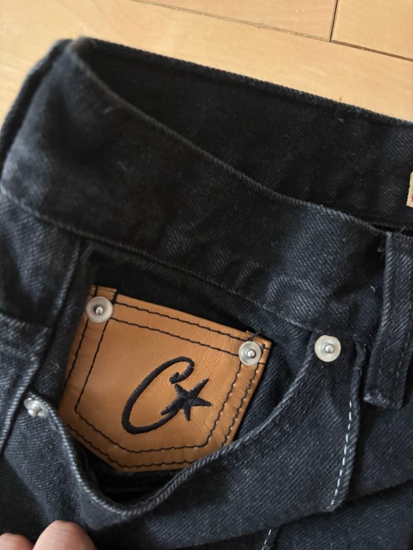 Corteiz C-Star Denim Black コーテイズ Cスター