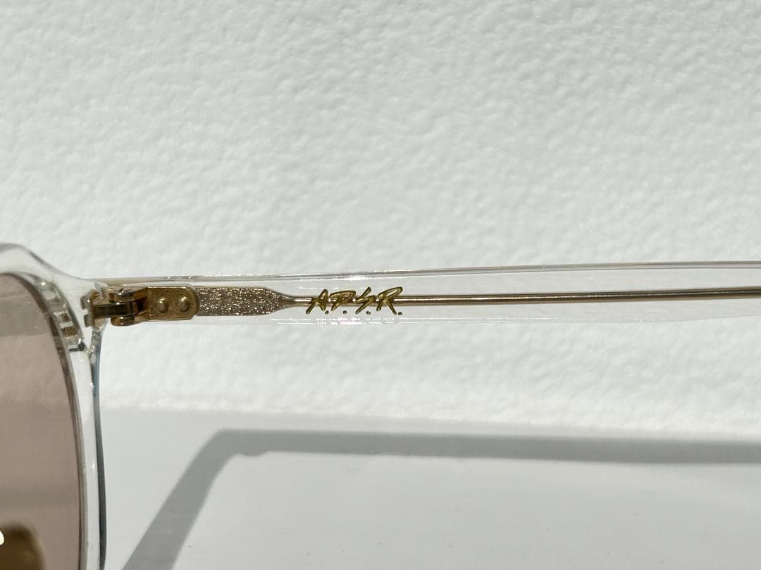 美品 A.D.S.R. SATCHMO 03 サッチモ クリアサングラス