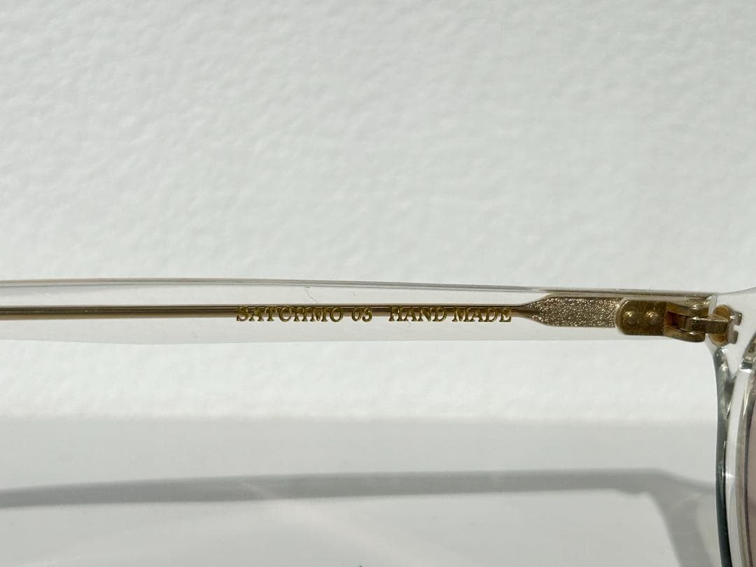 美品 A.D.S.R. SATCHMO 03 サッチモ クリアサングラス