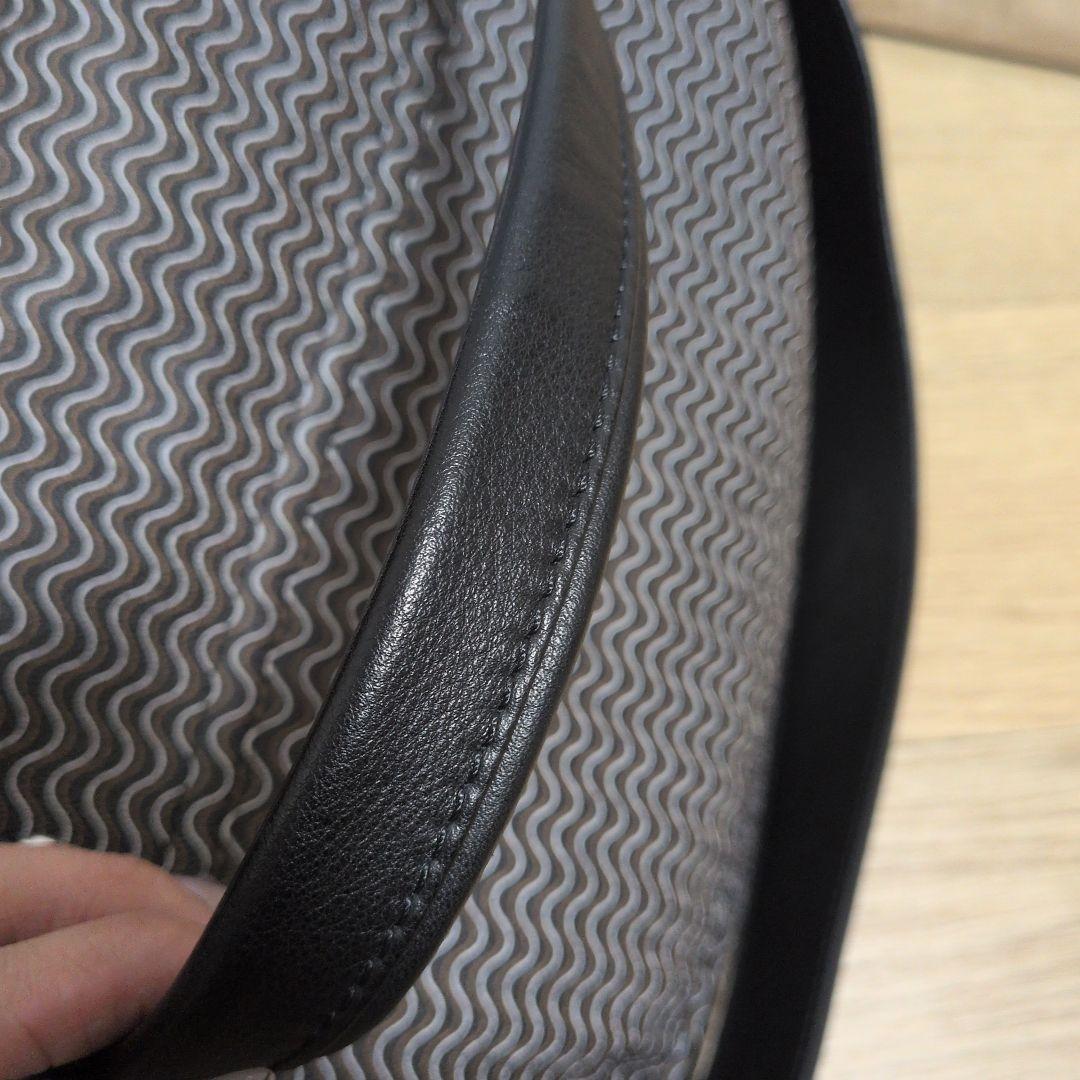 ザネラート　ポスティーナ　PVC ハンドバッグ　ブラック　サイズM＋