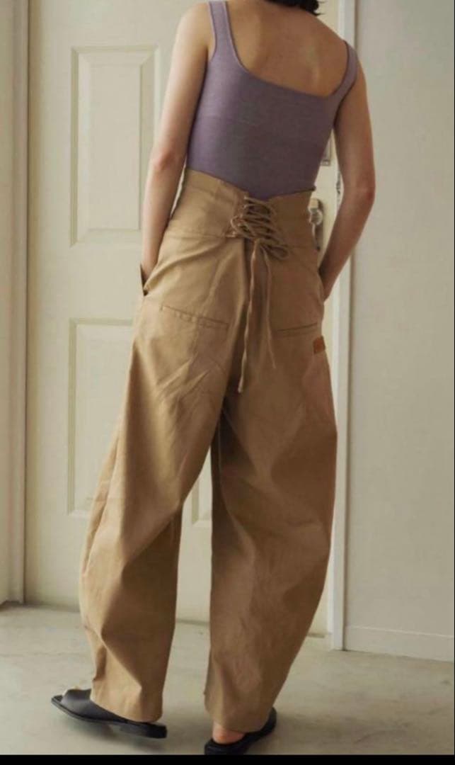 パンツ knuth marf high waist pants