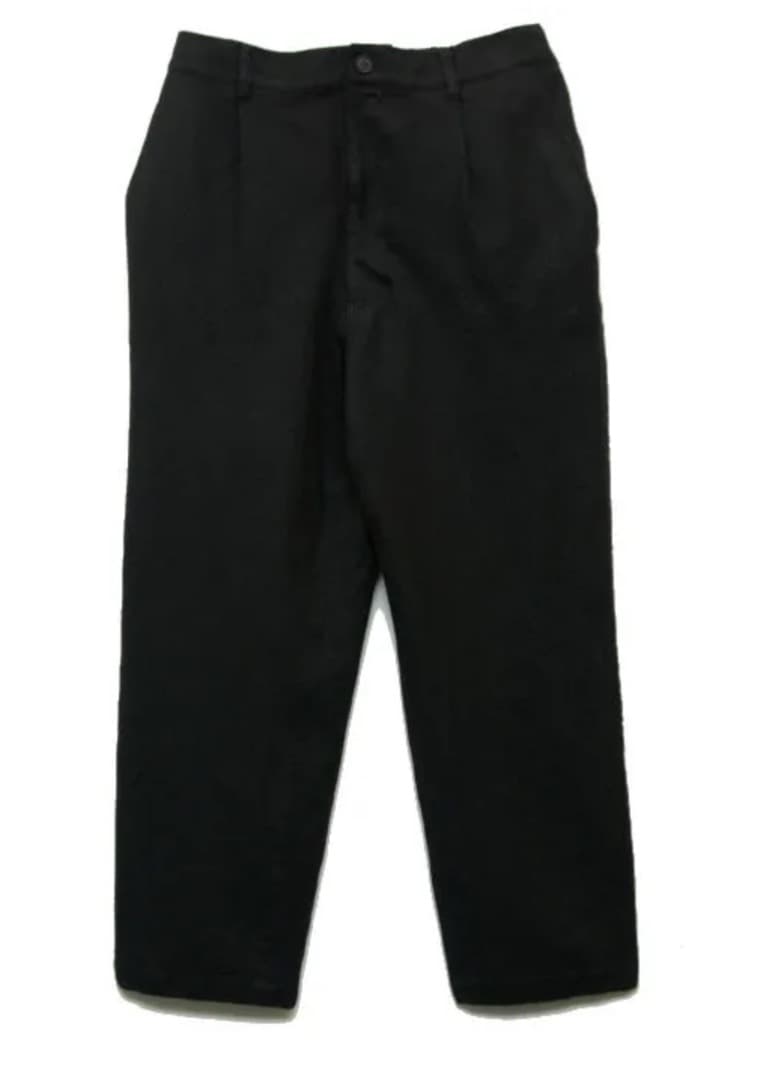 COMME des GARCONS HOMME ウールサージ製品縮絨 パンツ