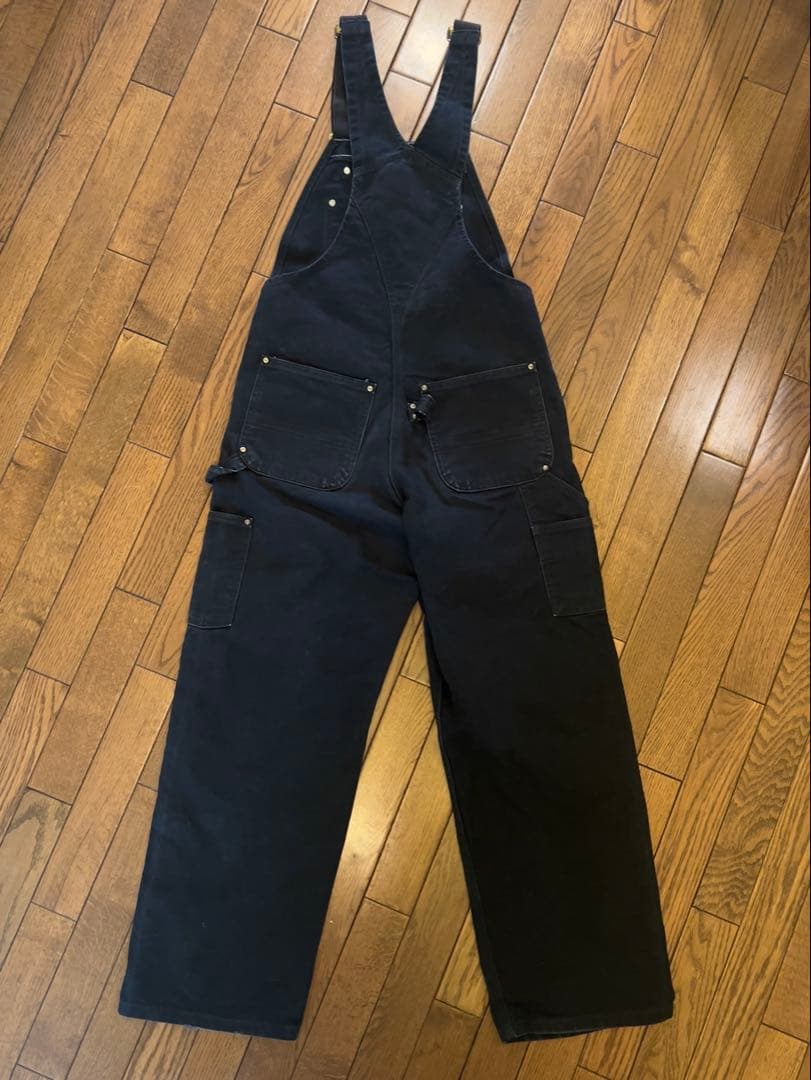 【Carhartt】オーバーオール ブラック