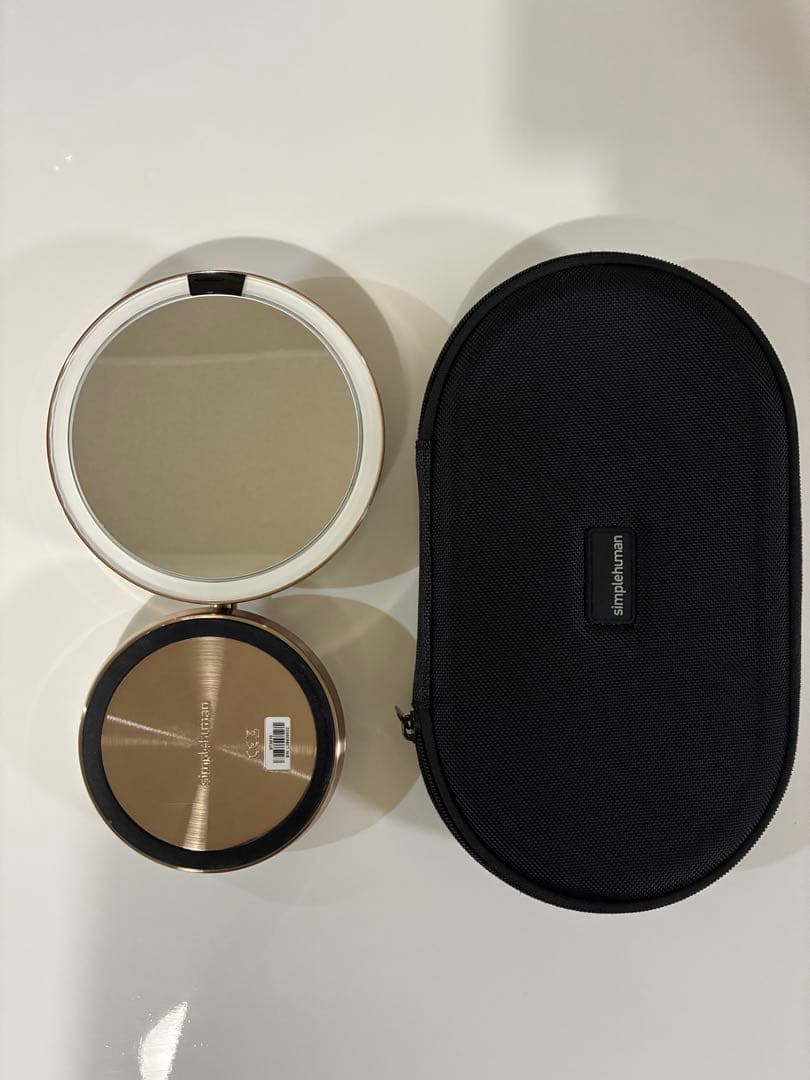 simplehuman ミニセンサーメイクアップミラー10倍率