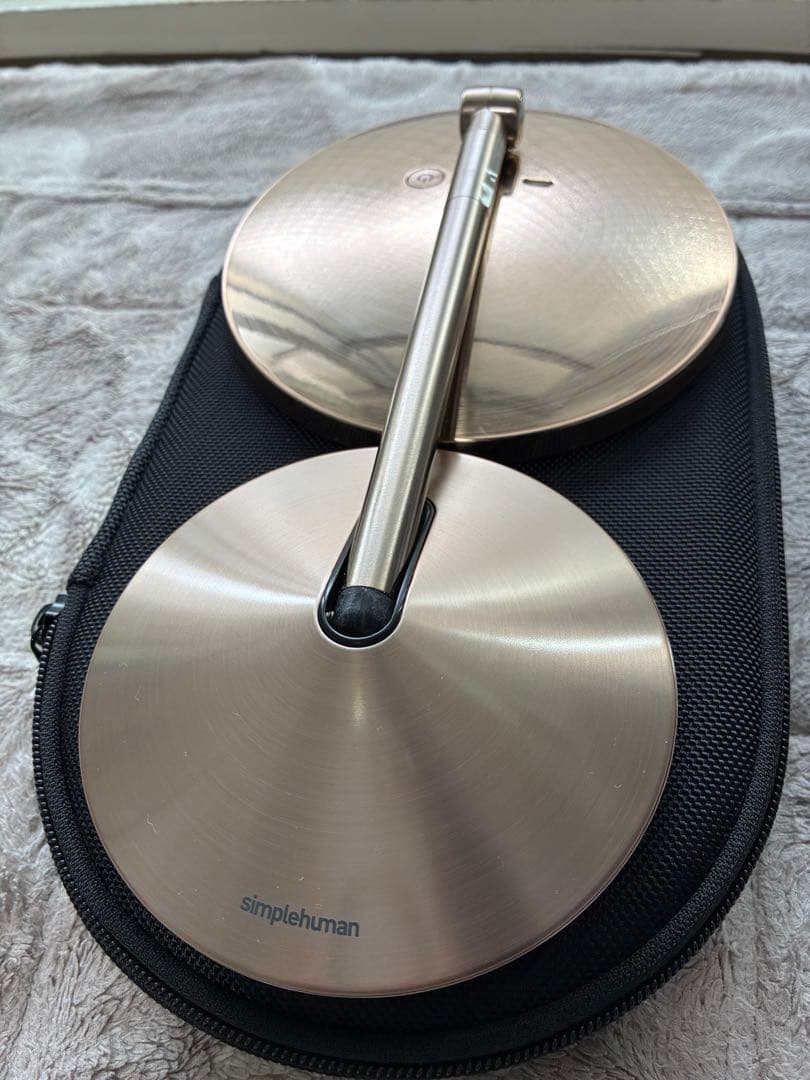 simplehuman ミニセンサーメイクアップミラー10倍率