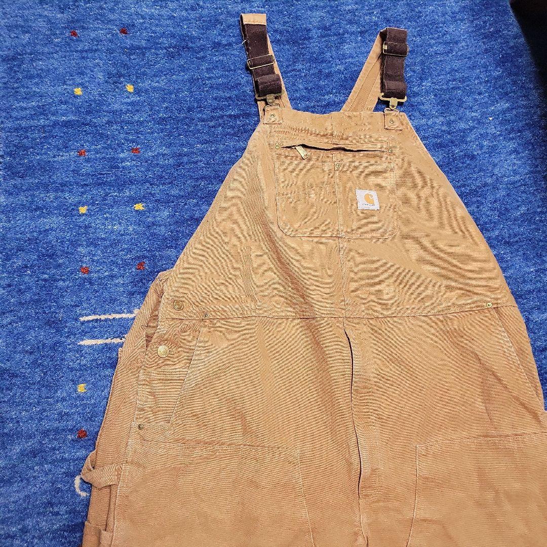 Carhartt オーバーオール　ダブルニー50×32