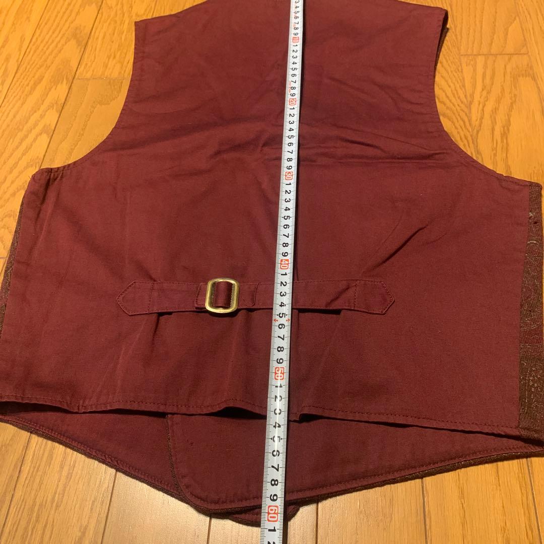 古着RRLラルフローレンPOLO RALPHLAUREN ペイズリーベスト　ポロ