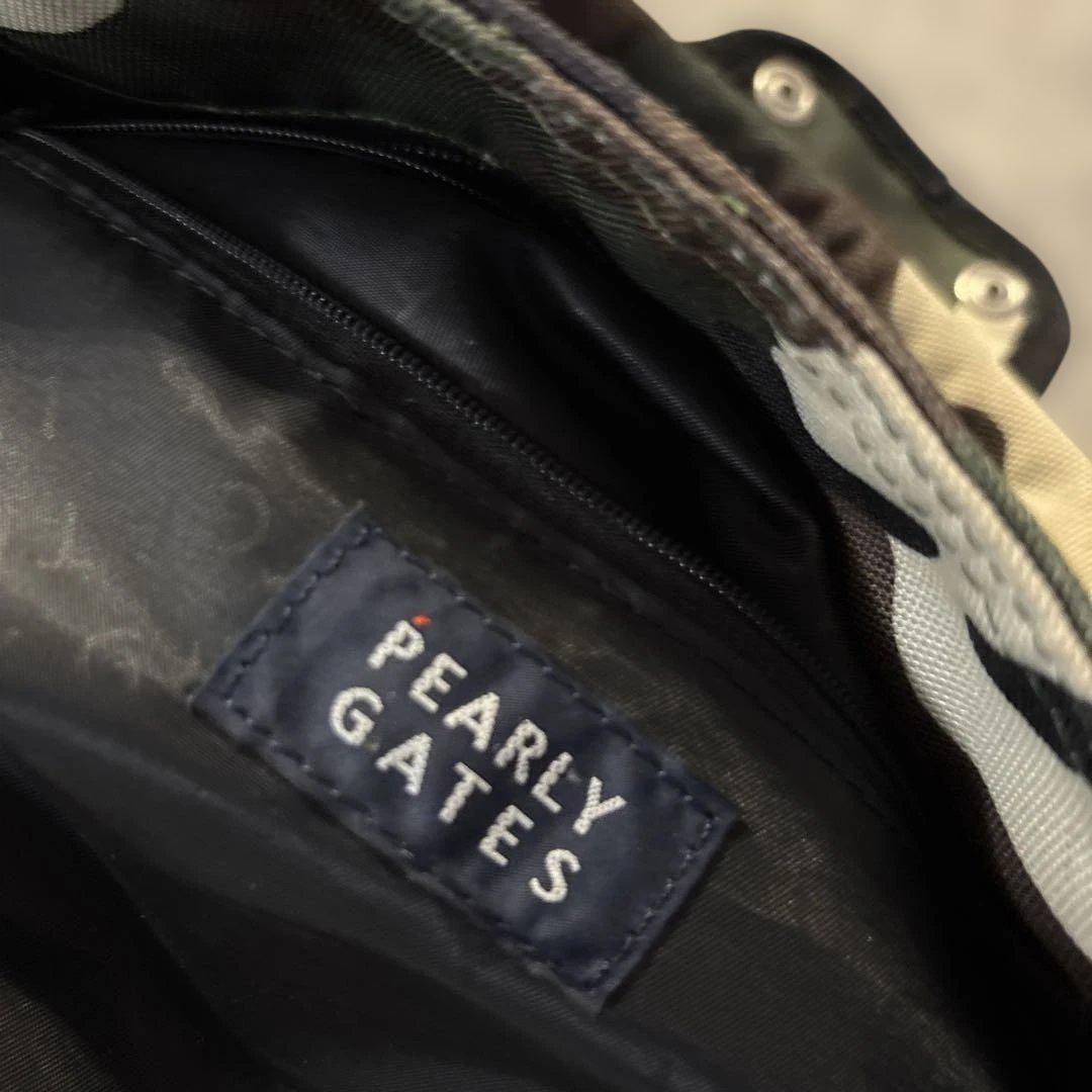 美品　パーリーゲイツ　トートバッグとキャップセット カモフラにワッペン