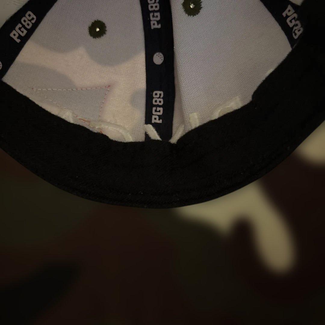 美品　パーリーゲイツ　トートバッグとキャップセット カモフラにワッペン