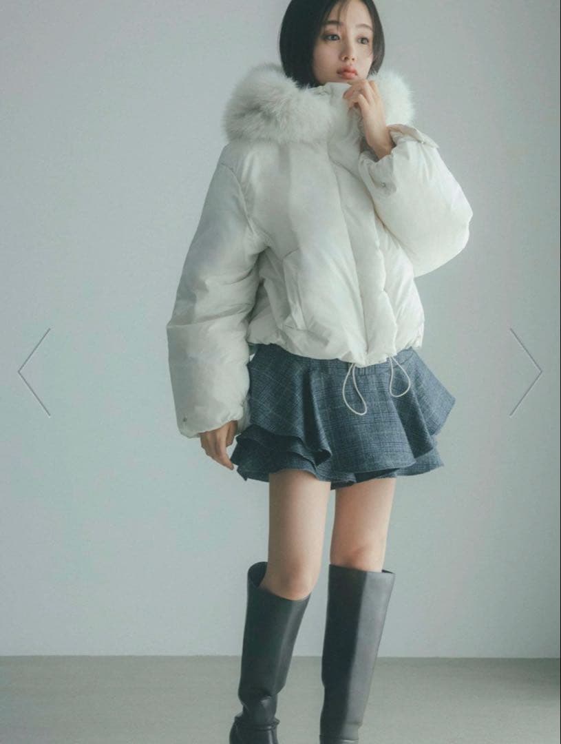 snidel レイヤードフリルミニスカショーパン【カンヘウォン着用】