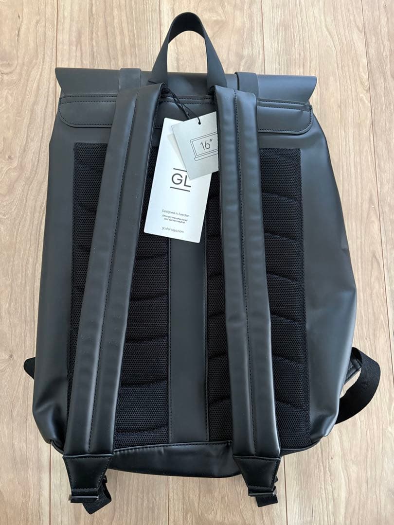 【新品未使用】ガストンルーガ　黒リュック　防水リュック