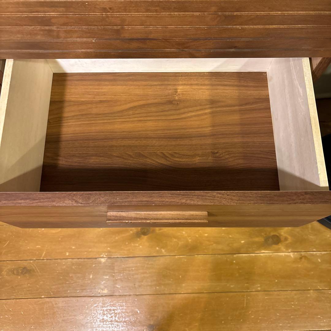 再値下げ　①大川家具　チェスト　ウォールナット