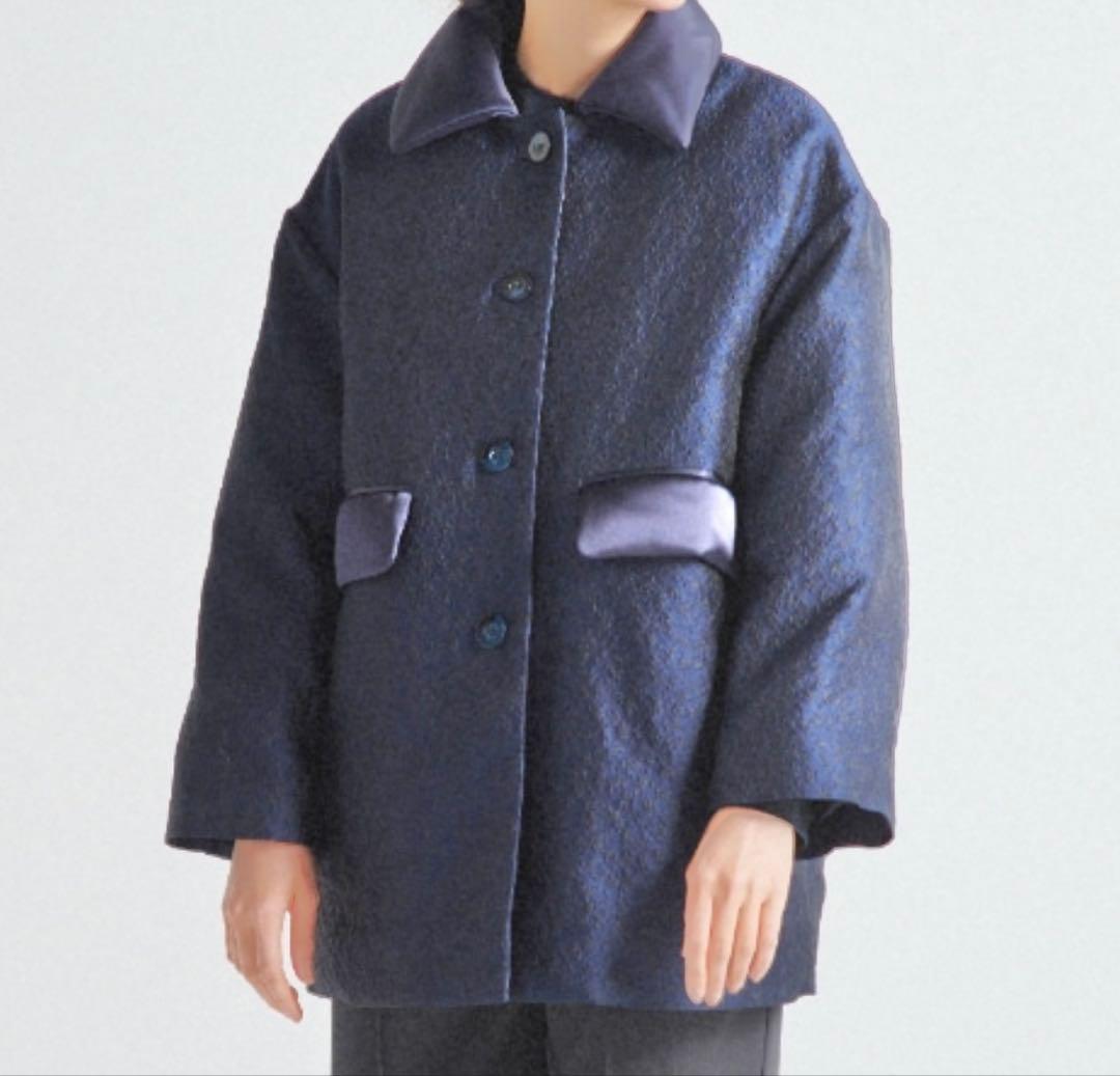 【タグあり美品】yori shirocon mimosa ジャガードコート