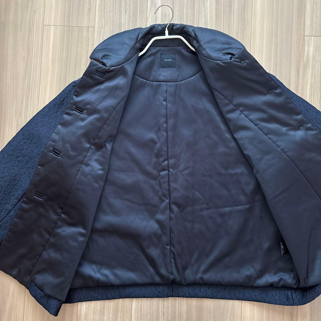 【タグあり美品】yori shirocon mimosa ジャガードコート