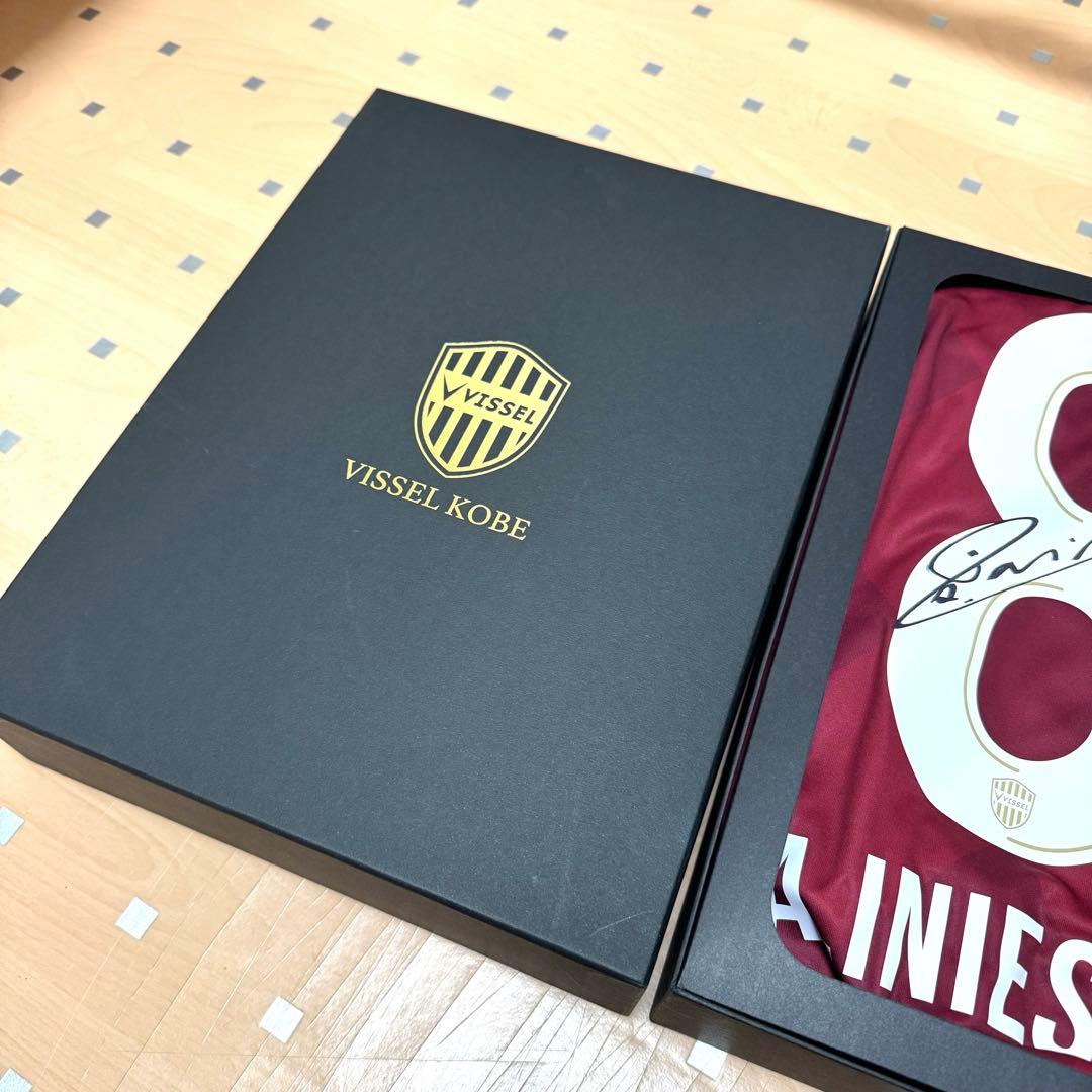 ヴィッセル神戸 イニエスタ サイン入り 記念ユニフォーム 記念 ワイン限定セット