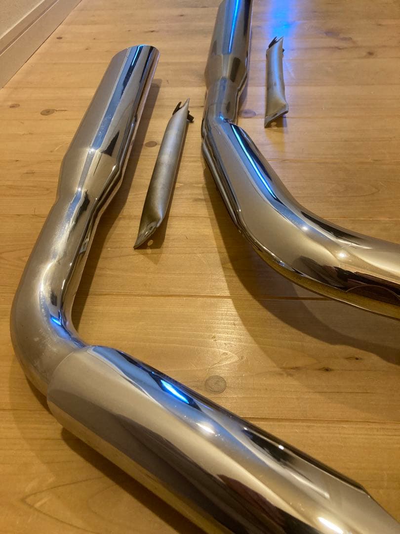 ソフテイルEVO・TC88 スラッシュカットマフラー