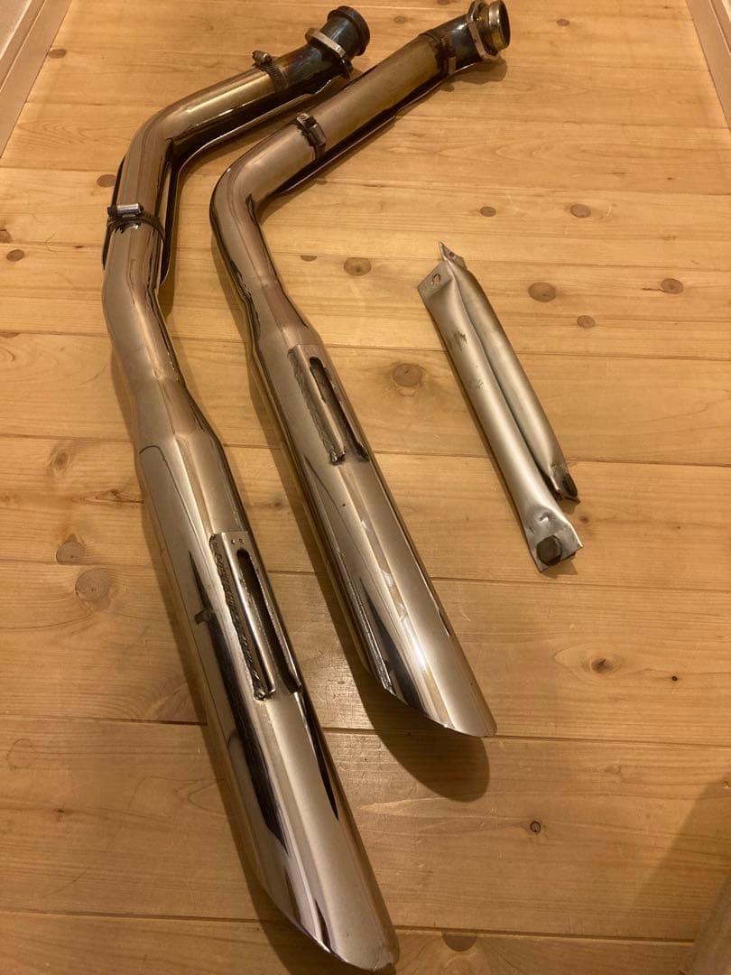 ソフテイルEVO・TC88 スラッシュカットマフラー