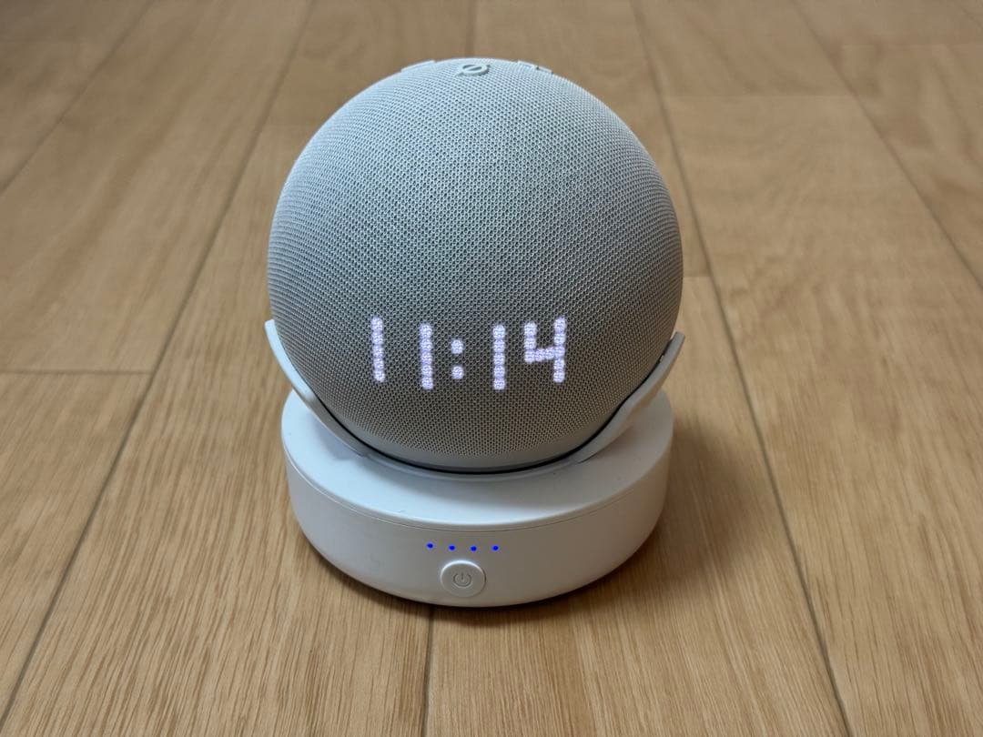 Echo Dot with clock (モバイルバッテリー付き)