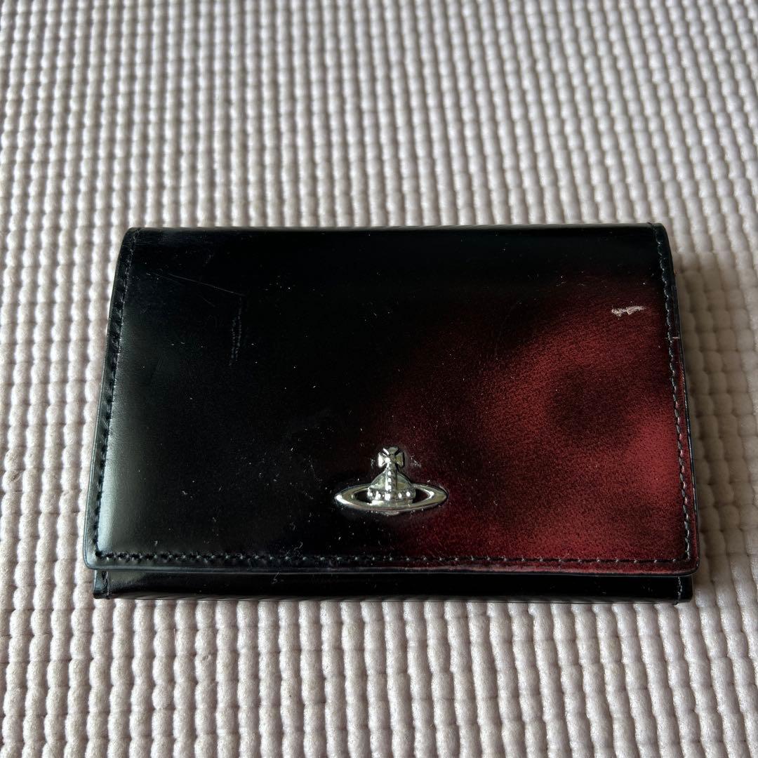 Vivienne Westwood 黒 レザー 名刺入れ