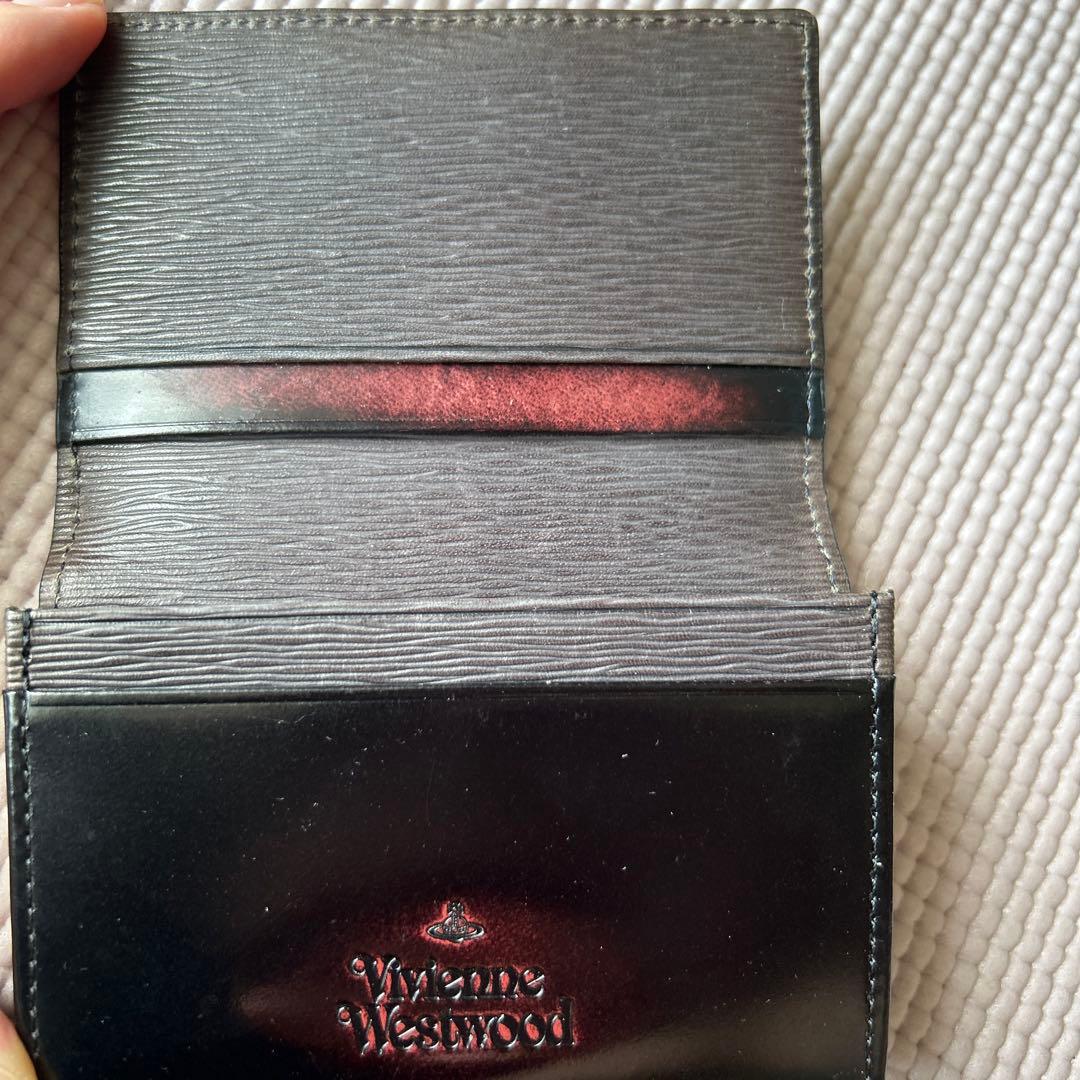 Vivienne Westwood 黒 レザー 名刺入れ