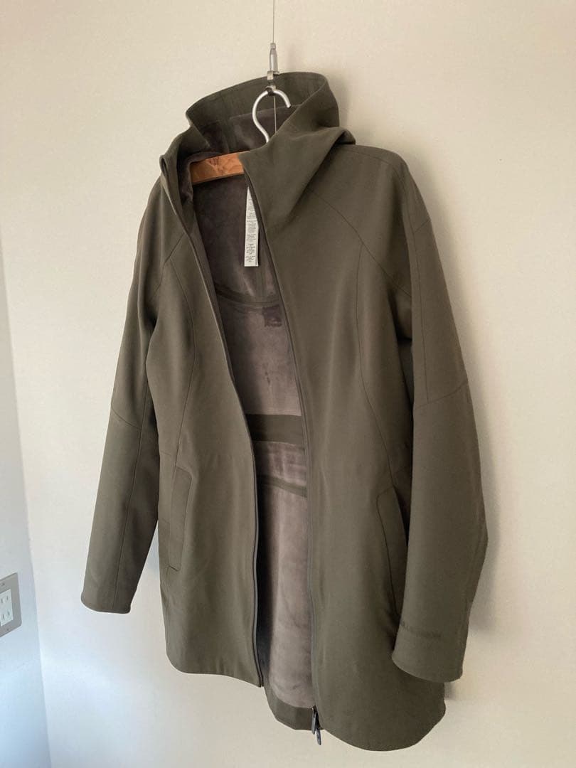 Lululemon ルルレモン フルジップ パーカーコート　 オリーブ　6