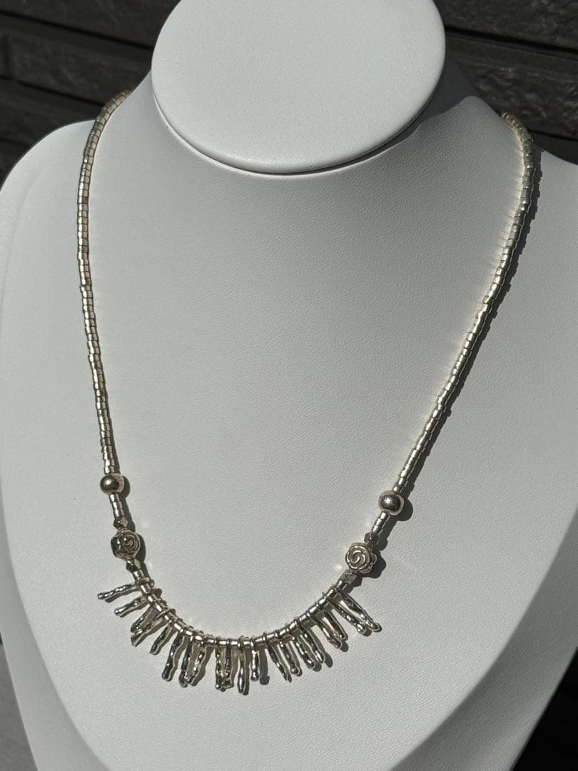 新品未使用☆カレンシルバーネックレス☆ngern.pageryorインスタ掲載品