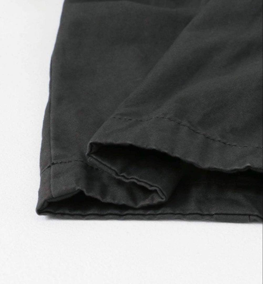 【美品】かぐれ コットンクロップドパンツ 黒