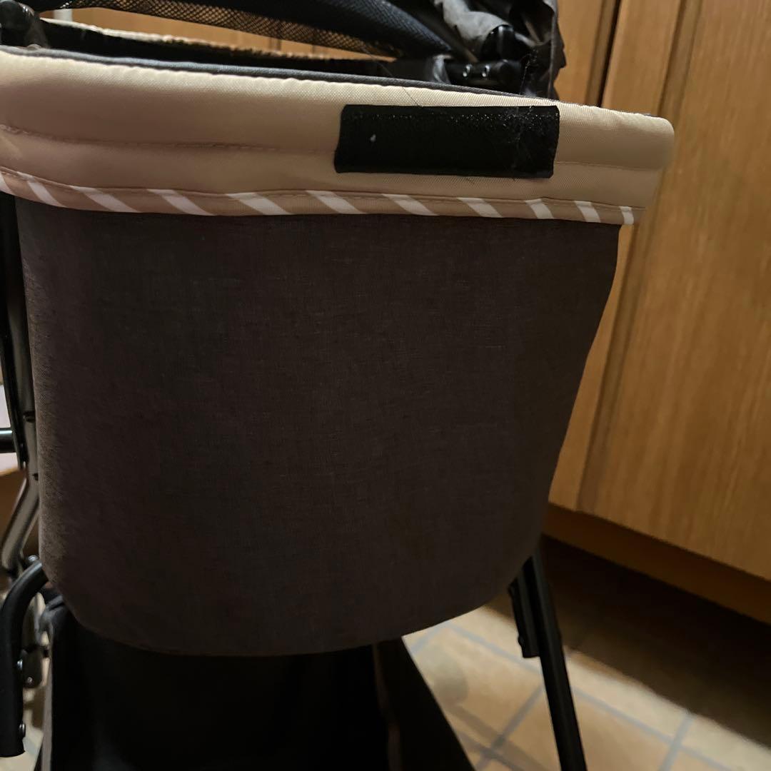 GEX ペットカート　わんわんカート スーパーライト　モカブラウン　雨除けカバー