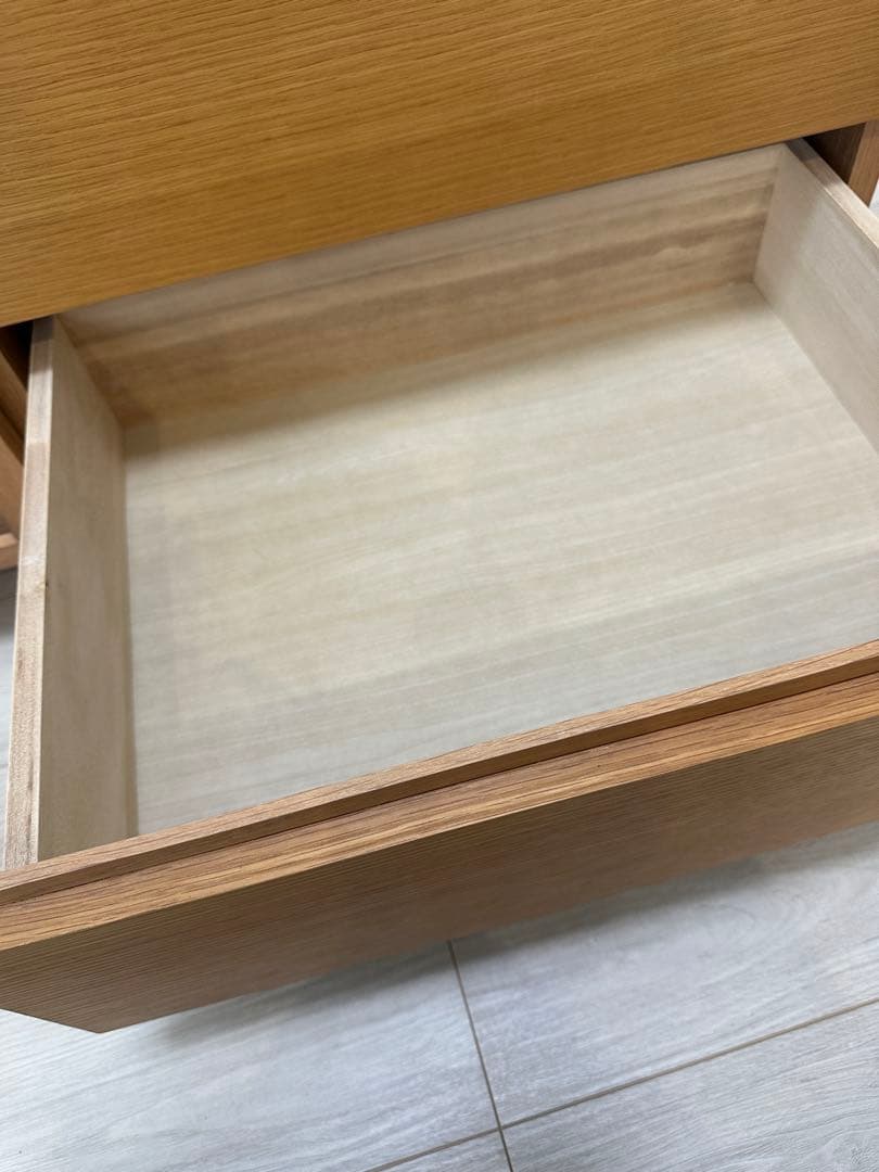 無印良品　AVラック オーク材 テレビボード110cm（廃盤品）