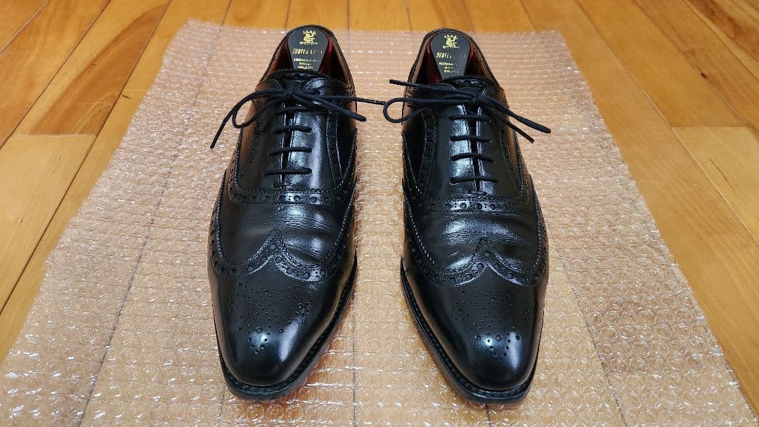 スコッチグレイン 25.5cm ウィングチップ 1715 アバンス