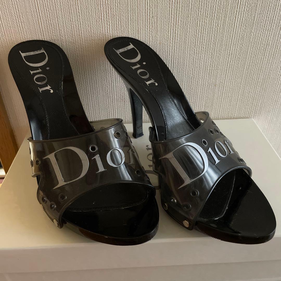 テ*ー様 Dior ブラック ミュール