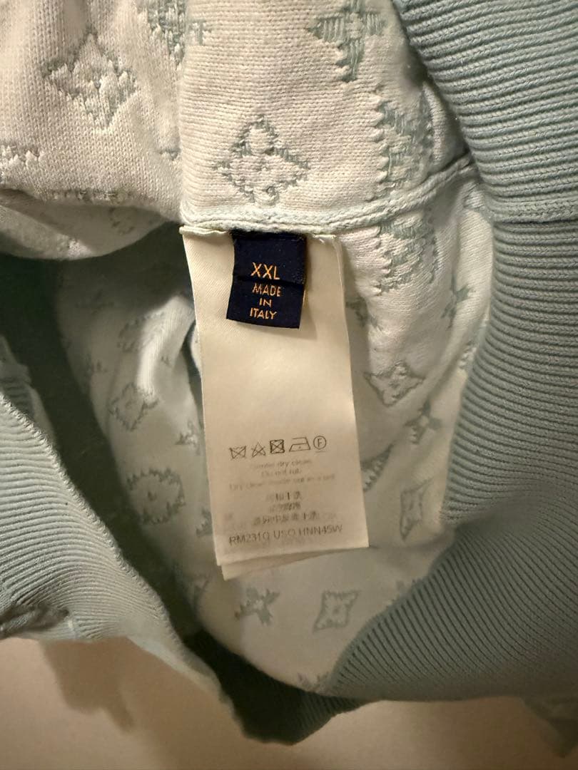 ルイヴィトン　ニットフーディ　パーカー　モノグラム